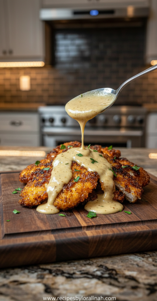 crispy-parmesan-chicken-with-a-rich-garlic-sauce---easy-dinner-idea---delectable-meal_feature