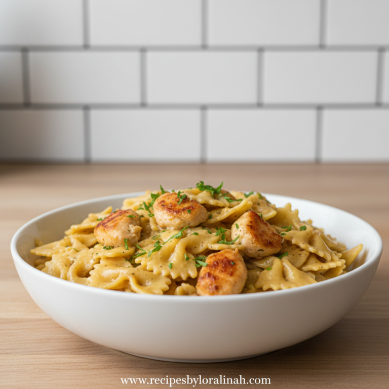 Garlic Butter Chicken Pasta - Easy One Pan Weeknight Dinner Recipe 9 garlic-butter-chicken-bowtie-pasta_feature