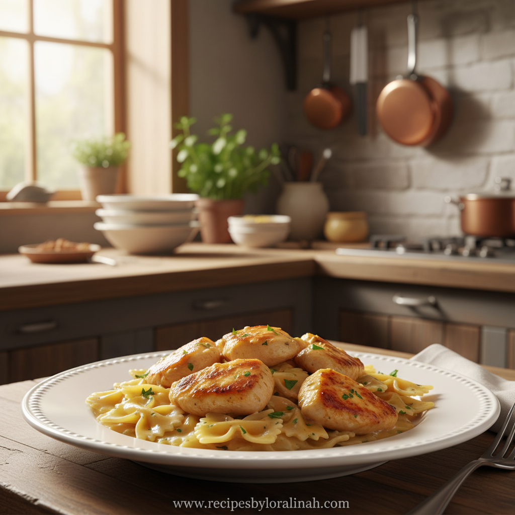 garlic-butter-chicken-with-bowtie-pasta_feature