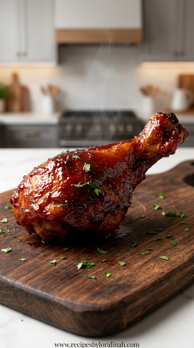 Oven Baked BBQ Chicken Legs - Crispy Barbecue Drumsticks with Simple Spice Rub 1 oven-baked-bbq-chicken-legs_feature